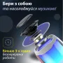 Акустическая система Pulse 4 mini BT/TF/FM/TWS/AUX/USB с подсветкой 5 Вт Белая - фото № 4