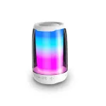 Акустическая система Pulse 4 mini BT/TF/FM/TWS/AUX/USB с подсветкой 5 Вт Белая