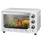 Духовка електрична з механічним таймером та звуковим сигналом Liberton LEO-380 White 38л