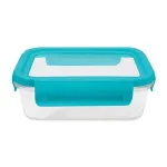 Контейнер для еды с крышкой стеклянный Maxmark MK-GL6900