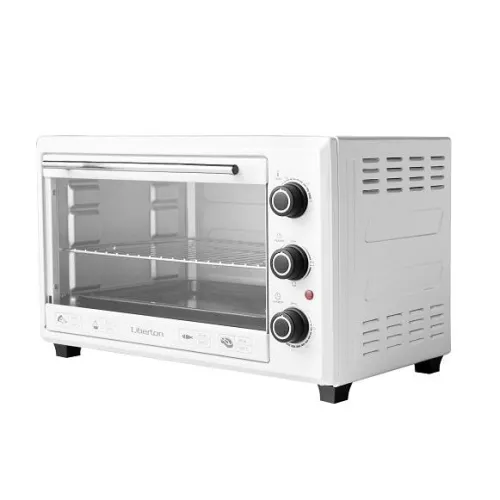 Духовка електрична настільна з таймером Liberton LEO-351 White 35 л