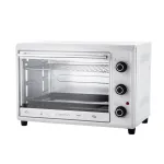 Духовка електрична настільна з таймером та трьома режимами 40л Liberton LEO-400 White