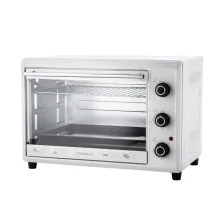 Духовка електрична настільна з таймером та трьома режимами 40л Liberton LEO-400 White