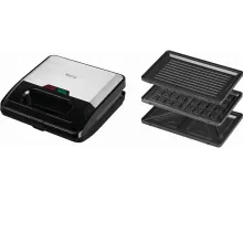 Бутербродниця електрична для приготування вафель і сендвічів ECG S 3173