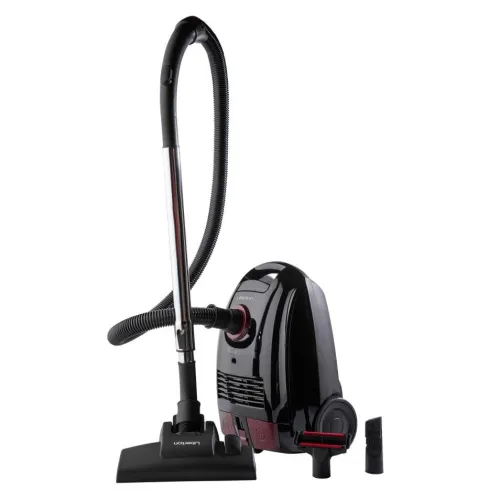 Пылесос мешковой для сухой уборки с ECO мотором Liberton LVC-0802B ECO Black