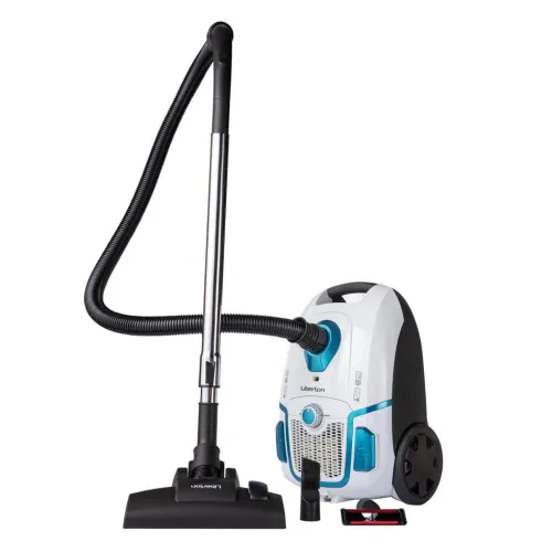 Пилосос мішковий для сухого прибирання з ECO мотором Liberton LVC-0804B ECO White