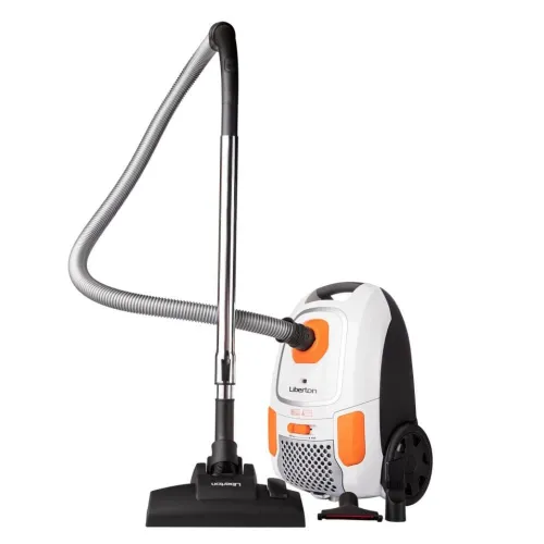 Пилосос мішковий для сухого прибирання з ECO мотором Liberton LVC-0803B ECO White