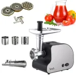 М'ясорубка з соковижималкою та терткою для дерунів Vinis VMG-2201X