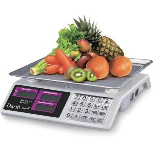Ваги торговельні з двостороннім табло Dario DES-4V-40S