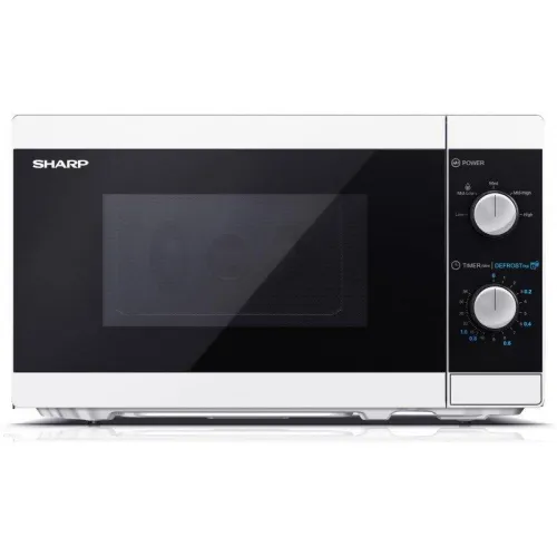 Мікрохвильова піч СОЛО з функцією розморожування 20л SHARP YC-MS01E-W
