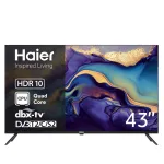 Телевізор з голосовим керуванням  HAIER H43K801FG Smart Android 11.0