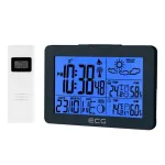 Метеостанція погодна цифрова для будинку ECG MS 200 Grey з датчиком