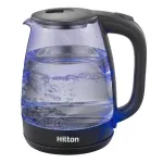 Чайник электрический стеклянный с подсветкой Hilton HEK-183 1.8 литров