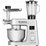 Комбайн кухонний з м'ясорубкою та планетарним міксером ECG FORZA 5500 Giorno Argento