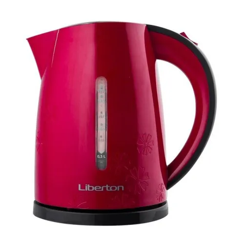 Чайник електричний пластиковий Liberton LEK-6811 бордовий