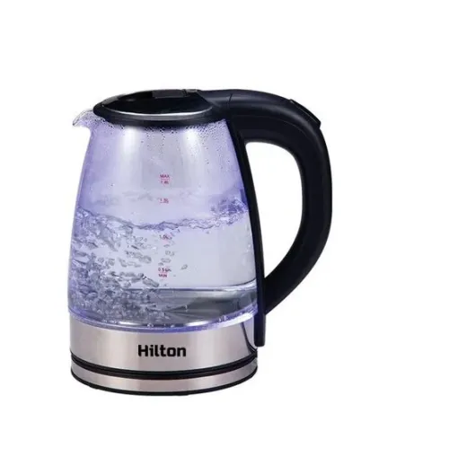 Чайник електричний скляний з підсвічуванням Hilton HEK-184 1,8 літри