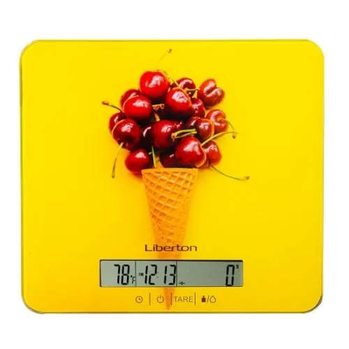 Ваги кухонні електронні зі скляною платформою 10кг Liberton LKS-0707