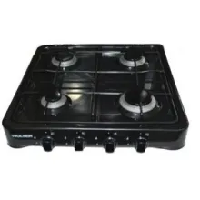 Плита настільна газова з металевою кришкою Zanetti O-400 BL