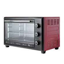 Духовка електрична настільна з таймером відключення Liberton LEO-351 Red 35л
