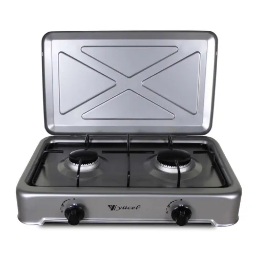 Плита настольная газовая  Yucel O-200-LPG-silver