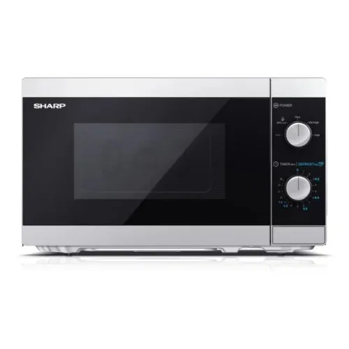 Мікрохвильова піч соло з функцією розморожування 20л SHARP YC-MS01E-S