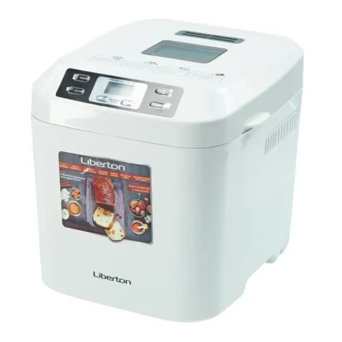 Хлібопічка електрична для випікання та замісу тіста Liberton LBM-6302 12програм
