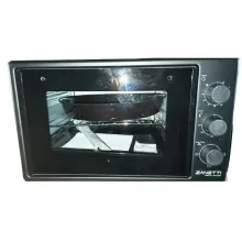 Духовка електрична з підсвічуванням та двома деками Zanetti CE 37 Black 37літрів