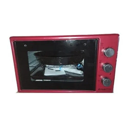 Духовка електрична з підсвічуванням та двома листами Zanetti CE 37 Red 37літрів