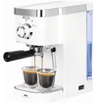 Кавоварка-еспресо ріжкова кавомашина  ECG ESP 20301 White