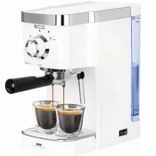Кавоварка-еспресо ріжкова кавомашина  ECG ESP 20301 White