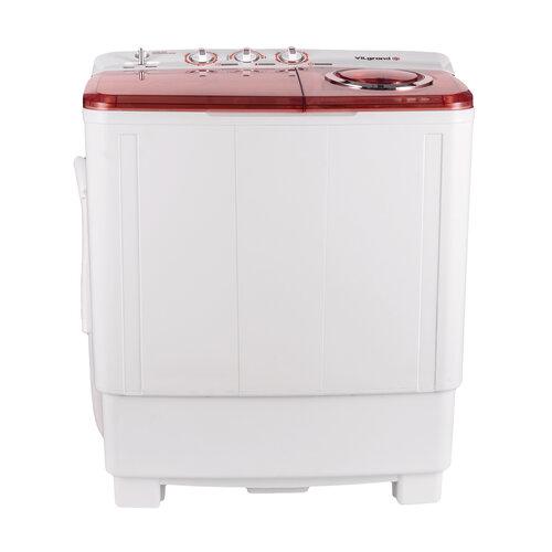 Пральна машина напівавтомат з помпою відкачування води ViLgrand V814-2CR червона