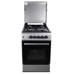 Плита газова чотириконфорочна з електрозапалюванням LUXELL LF55G-40F Inox