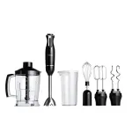 Блендер погружной 6в1 с большим измельчителем и насадкой-миксер Liberton LHB-0304