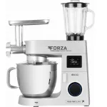 Комбайн кухонний з насадками та м'ясорубкою ECG FORZA 7800 Ultimo Argento