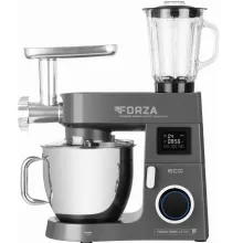 Комбайн кухонний з насадками та м'ясорубкою ECG FORZA 7800 Ultimo Scuro