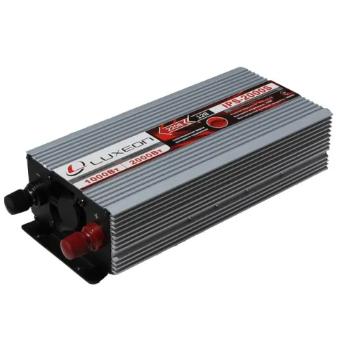 Автомобільний перетворювач напруги (інвертор) 12/220V чиста синусоїда Luxeon IPS-2000S