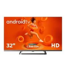 Телевізор безрамковий з голосовим керуванням Liberton LTV-32H03AT Smart Android 11.0