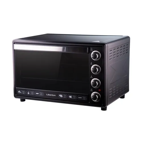 Духовка електрична з конвекцією та вертелом Liberton LEO-650 Black Mirror