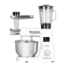 Комбайн кухонний з м'ясорубкою та планетарним міксером ECG FORZA 5500 Giorno Bianco