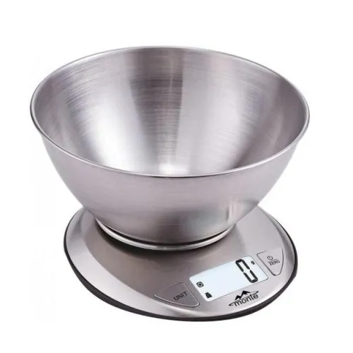 Ваги електронні кухонні до 5кг з індикацією перевантаження Monte MT-6021