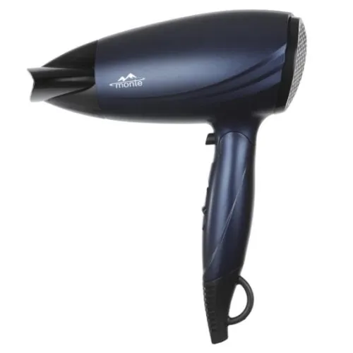 Фен для волосся зі складною ручкою 1600 Вт Monte MT-5216 Blue