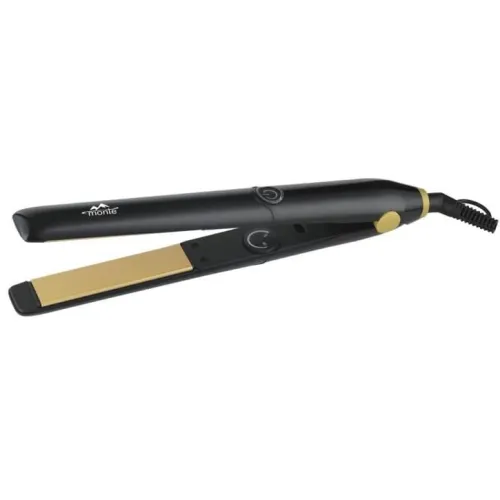 Випрямляч для волосся з плаваючими керамічними пластинами Monte MT-5160 Black/Yellow