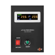 ДБЖ із правильною синусоїдою 12V LogicPower LPY-B-PSW-800VA+(560Вт) 5A/15A(LP4150)