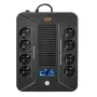 ДБЖ з апроксимованою синусоїдою 1000Вт LogicPower LP-UL1000VA-8PS (LP16162)