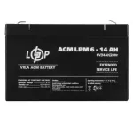 Аккумулятор AGM LogicPower LPM 6V - 14 Ah (LP4160)