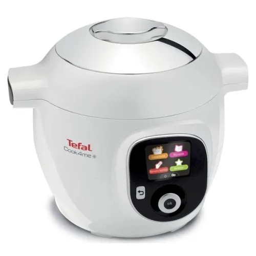 Мультиварка-скороварка з керамічною чашею 6л Tefal COOK4ME+ CY851130