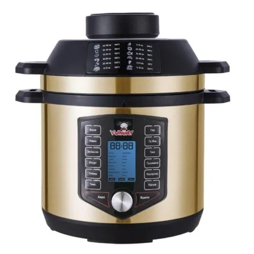 Аероскороварка з антипригарним покриттям чаші 76 програм Yummy YPC-A600G 6 літрів