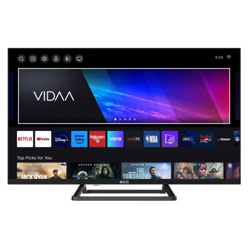 Телевизор безрамочный  ECG 32HSV231 Smart VIDAA