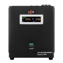 ДБЖ LogicPower LPY-W-PSW-800VA+ (560 Вт) 5A/15A з правильною синусоїдою 12V (LP4143)