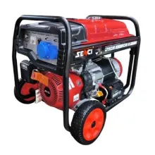 Генератор бензиновий однофазний електростартер 6,2/6,8 кВт Senci SC9000E